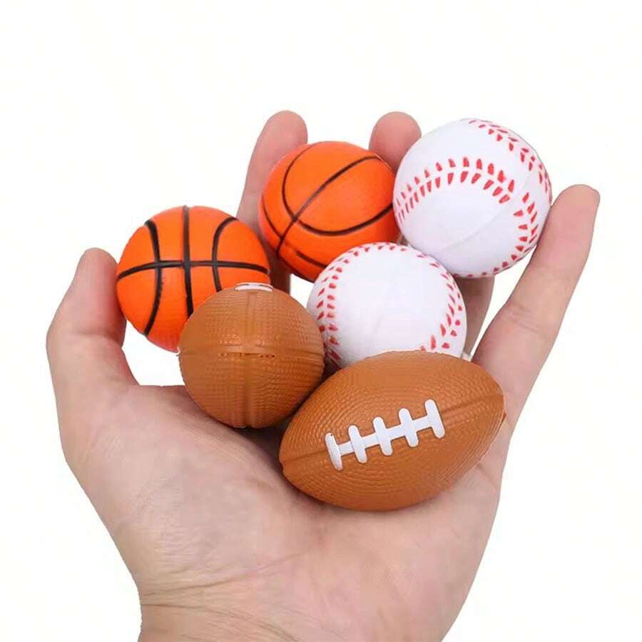 PU Faszienball Lacrosse Muskelentspannung Übung Sport Fitness Yoga Erdnuss Massageball Triggerpunkt Stress Erwachsene Dekompressions Handtraining Ball, Stressball - Verschiedenfarbig - Übersicht 1