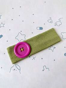 1pc Cute Polka Dot Decor Hair Band, Non-Slip Elastic Hair Accessories, Y2K Aesthetic Daily Wear For Women, Suitable,Casual,Street Style Sport Headband - 紅色帶孔 - 查看 5