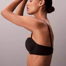 Calvin Klein Perfectly Fit Push Up Strapless Bra  QF8252 Underwear  Women  Bras + Bralettes - 黑色 - 查看 3