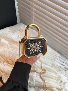 New Acrylic Mini Handbag, Fashion Clutch Purse, Personalized Lipstick Case, Celebrity Evening Bag, Crossbody Chain Bag - Multicolor - View 8