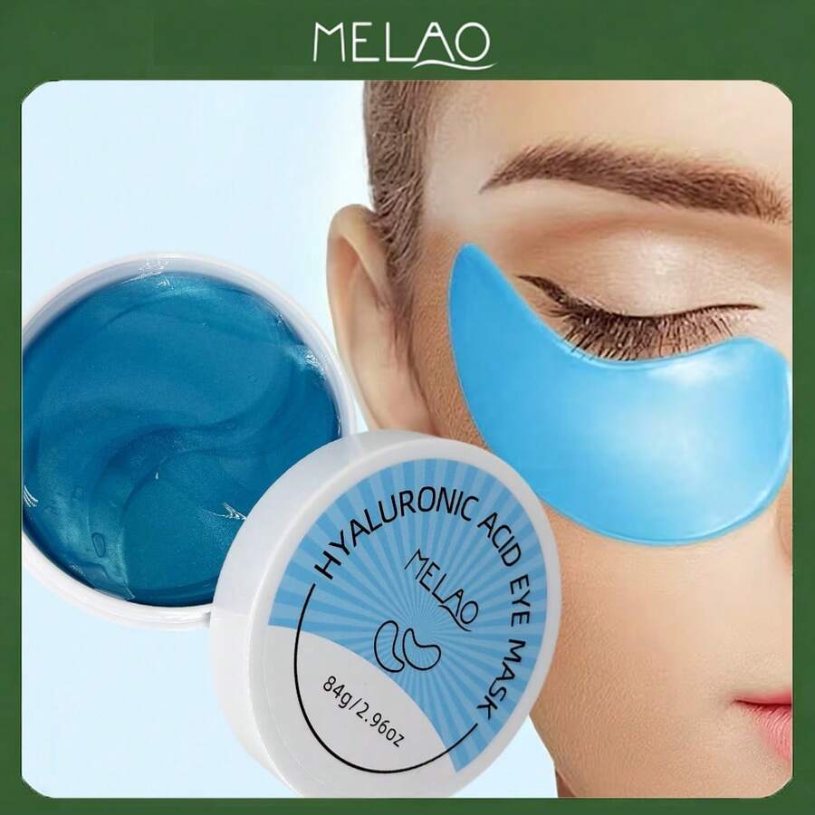 MELAO玻尿酸眼膜,84克/2.96盎司,保湿眼膜,抗衰老,减少黑眼圈、眼袋和细纹 - hyaluronic acid eye mask - 查看 1