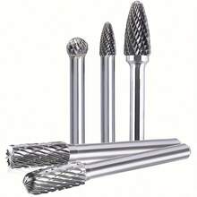 10pcs Alloy Steel Rotary Burr Set, Suitable For Grinding, Polishing, Carving, Steel, Wood, Metal, Stone, Tile - 10pcs High Performance Rotary File Set, Multi-Functional Design! - Grinding Drill Bits - View 4
