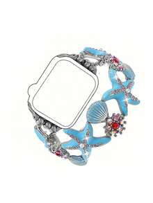 Pulsera de reloj inteligente de moda para mujer, adecuado como regalo para la novia - Multicolor - Ver 3