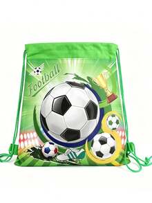 Adecuado para uso en césped de la Copa del Mundo, bolsa de cuerda de entrenamiento de fútbol, mochila de cuerda para senderismo y fitness, mochila de cuerda con diseño escolar, mochila, mochila pequeña, bolsa de equipaje de estudiante, bolsa de mochila, bolsa de equipaje, mochila de escuela primaria, bolsa de regalo para niños - Multicolor - Ver 9