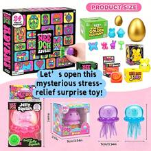 2026 New Ne EDoh - Food & Jellyfish Shaped Squishies, Swirl & Fuzz Stress Balls, Sensory Toys Anxiety & ADHD, Party Favors - 白色 - 查看 3
