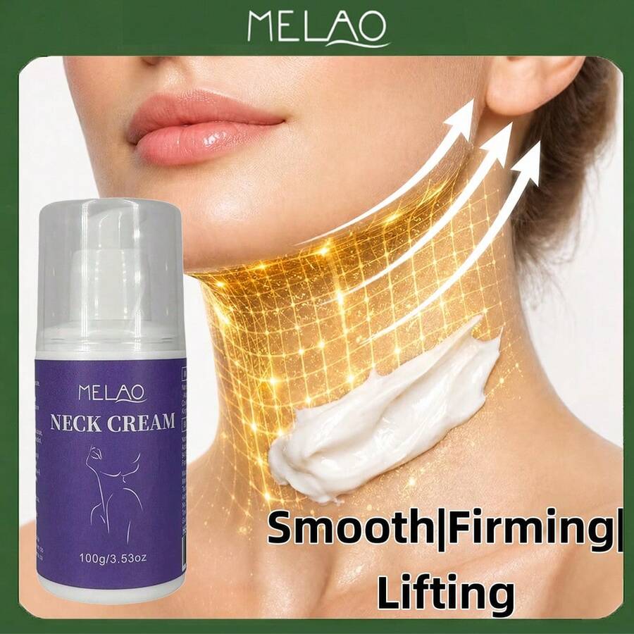Kem làm săn chắc da cổ MELAO, 100g/3.53oz, giúp làm săn chắc và nâng cơ da cổ, dưỡng ẩm và nuôi dưỡng cho làn da cổ mịn màng và săn chắc hơn. - Kem - Xem 1