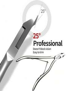 1 pezzo Pinza per cuticole stile russo ultra-affilata - Strumento di precisione per manicure e pedicure, utilizzato per rimuovere la pelle morta, lama in acciaio inossidabile, design portatile, senza fragranza, cura della pelle, tagliaunghie, pinza per cuticole, tagliaunghie per dita dei piedi, forbici per cuticole precisione - Adatto per casa, salone di unghie, spa per i piedi - Cura delle unghie, essenziale per spa per i piedi, manico ergonomico, durevole, strumento di bellezza essenziale per la casa - Multicolore - Visualizzare 5
