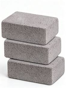 3 Peças Pedra-Pomes Natural Multiuso, Pedra de Limpeza para Churrasqueira, Pode Remover Ferrugem, Bottom de Panelas, Manchas de Churrasqueira e Utensílios de Cozinha, Adequado para Cozinha, Banheiro, Limpeza Doméstica e Jardim Externo. BBQ - Multicolorido - Visão 7