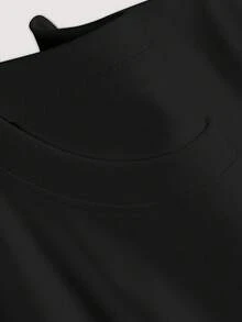 Camiseta de Espionaje - Diseño de Ratón Espía y Lupa - Manga Corta y Cuello Redondo - Top Casual de Verano para Fiestas Temáticas y Ropa casual - - Negro - Ver 3