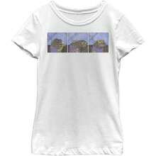 Fish Face T-Shirt For Girls - White - View 1