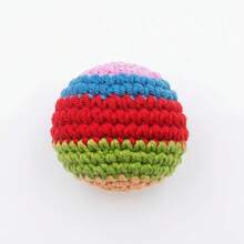 Handmade Knitted Hacky Sack, 2026 Upgraded Crochet Footbag Juggling Balls, Geometric Pattern For Adults Beginners - F-5CM-1件 - 查看 10