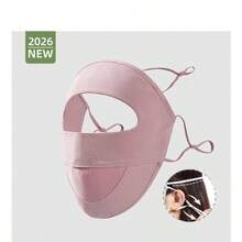 1pc Summer New Breathable Face Mask, UV Protection Facial Cover, Suitable For Daily Outings, Recreation, Cycling In Summer - Multicolor - View 7