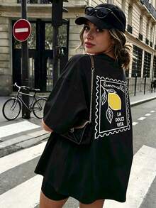 Women T-Shirts - Black - View 8