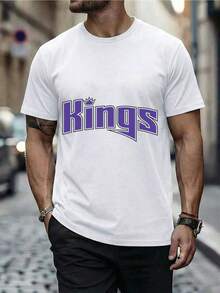 Men's Casual Round Neck Short Sleeve Graphic Tee - Soft Cotton Blend Fabric, Relaxed Fit, Easy to Match with Jeans/Shorts, Ideal for Daily Wear, Summer & Spring Outfits, Stylish Versatile Basic Top for Men - Weiss - Übersicht 6
