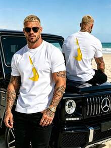 Men Women General Short Sleeve Shirt Soft Smooth Breathable Summer Daily Tops - White - View 1
