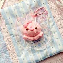 1pc Handmade Silicone Ocean Animal Stitched Packaging Squeeze Toy, Stress Relief Squeeze Toy, Soft TPR Material, Relieve Anxiety, Adult Hand Pressure Relief, Holiday/Birthday/Festival Gift (Stitching And Bead Chain Color Random) - 河豚 - 查看 9