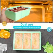 Easy-Release Silicone Cube Of Ice Trays With Lids, Flexible Reusable Large Freezer Molds, 1 Cup Portions For Soups Stews & Sauces, Dishwasher , Perfect For Mother'S Day Father'S Day Gifts & Summer Party Supplies OGS9 - Xem 3