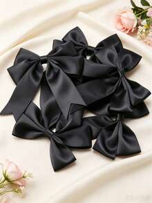 48pcs/24PCS/8PCS Big Ribbon Bows , Hair Bows For Women, Multipurpose Decorative Bows For Hair Gift Wedding Curtain Home Decor, Handmade Invitation Letter Decorations ,Crafts & Sewing Supplies - Gift Packaging Bow - Double Swallowtail Bow - View 8