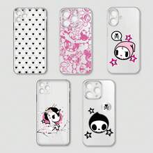 Japan T-Tokidokis Phone Case For 17 16 15 14 12 11 Pro Max  TPU Soft Clear Cases Coque - z2 - 查看 3