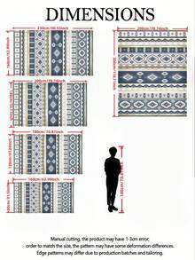 1 pieza Alfombra de gran tamaño estilo bohemio, nueva alfombra de interior lavable de falso lana, alfombra para sala de estar, alfombra para sofá, alfombra para dormitorio, alfombrilla antideslizante para mesita de noche, alfombra para piso de habitación, alfombra para comedor y cocina, almohadilla para silla de oficina, felpudo de entrada, manta de picnic al aire libre, esterilla para acampar - Multicolor-1 - Ver 3