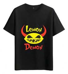 Muscle Freaks Lemon Demon Cartoon Style T-Shirt - 黑色 - 查看 6