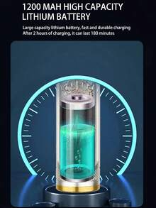 Kemei 电动理发器 光头理发器 电动剃须刀 迷你胡须修剪器 USB充电式雕刻修剪器 带四个导梳 便携式理发剃须工具 旅行必备 男士礼物 - 彩色 - 查看 8