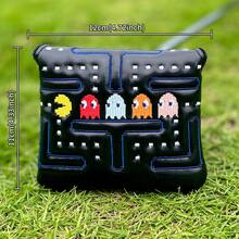 1pc Golf Putter Head Cover, Practical Golf Accessory, Wear-Resistant Material, Suitable For Square And Blade Putters, Providing Great Protection For Your Golf Club - Multicolor - View 8