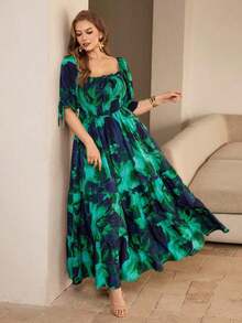 Plus Size Dresses - Multicolor 7 - View 8