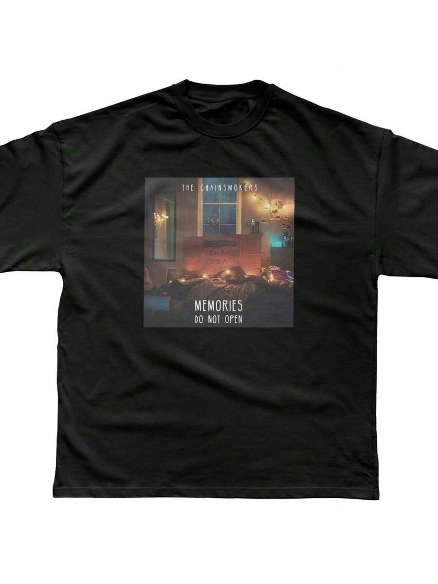 The Chainsmokers - Memories... No Abrir / Camiseta Unisex Premium - Negro - Ver 1