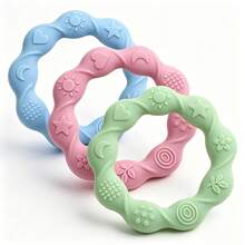 Baby Teething Stick, Silicone Teether, Infant Teething Toys For Soothing Gums - Multicolor - View 3