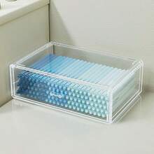 Caja de papelería de 23.5cm*13.5cm*11cm, porta lápices transparente de gran capacidad para lápices de colores, crayones, bolígrafos de dibujo, suministros de arte para niños y útiles escolares - caja de almacenamiento - Ver 6