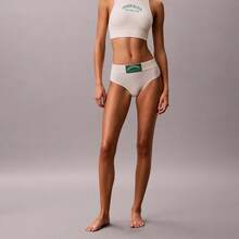 Calvin Klein Heritage Classic Cotton Stretch Unlined Bralette Underwear  Women  Bras + Bralettes QF8707 - 豆腐 - 查看 4