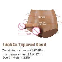 Large Dildo, Adult Toy, Sex Product, Artificial Dildo, Wearable, Sexy Lingerie, Masturbation, Leather Pants - Wearable Big Dildo (solid) - View 3