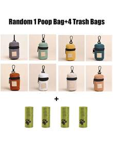 Pet Corduroy Poop Bag, Essential Magic Accessory For Dog Walking, Pet Poop Collector, Poop Dispenser Bag, Portable Pet Training Bag, Treat Bag, Age Bag, Pet Supplies - View 12