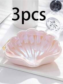 No-Drill Bathroom Countertop Leaf Pattern Plastic Soap Dish, Can Hold Soap, Toothbrush And Toiletries, Modern Home Decor, Soap And Toiletries Storage, Decorative Sink Accessory, Smooth Surface - Multiple Styles - View 14