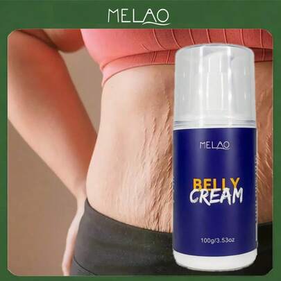  MELAO 100g/3.53oz Abdominal Cream, For Abdomen, Buttocks And Thighs, Containing Natural Oils Firming And Moisturizing Massage Cream