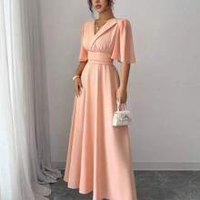 Women Midi Dresses - Royal Blue - View 7