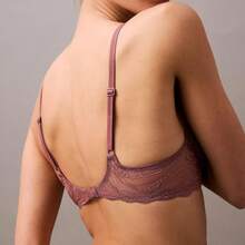 Calvin Klein Instinct Lightly Lined Plunge Bra QF8121 Underwear  Women  Bras + Bralettes - Màu hồng cổ điển - Xem 2