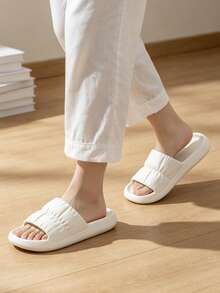 Dép lê một quai EVA nữ, dép đi trong nhà phòng tắm đế mềm chống trượt mùa hè, dép sandal đi biển ngoài trời đa năng - Những cánh hoa nhỏ - Xem 3