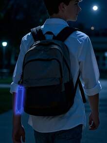 1件/5件/10件客製化文字彩色反光PVC緞帶背包吊飾，Ins風學生掛繩，極簡清新包包掛飾，多巴胺配色，送給好友的禮物，旅行行李防丟吊飾，時尚百搭配件 - 彩色 - 查看 2