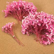 25/52/102/298 Pcs Artificial White Mini Baby's Breath Flowers, Vase Filler For Wedding, Home, Office, Party, Garden, Card Making, DIY Decor - Light Pink Baby's Breath - View 2