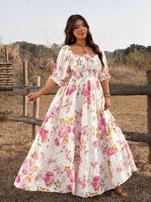 Plus Size Dresses - Multicolor 7 - View 12