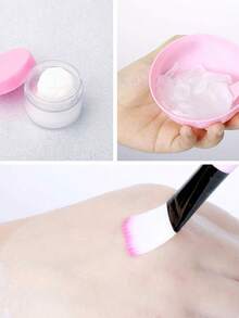 Bộ dụng cụ tự làm mặt nạ 12 món, bộ đầy đủ dụng cụ pha chế mặt nạ chăm sóc da tại nhà, dòng Ins Soft Pink, bao gồm băng đô cài tóc, miếng bông tẩy trang, cọ đắp mặt nạ silicon, tô trộn, chai đựng có thể tái sử dụng, bông phấn, thìa đong, que khuấy hai đầu. - Nhiều màu - Xem 6