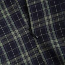 Elegante vestido mini ajustado sin mangas con estampado de cuadros - Azul - Ver 5