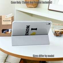Slogan 壓克力三折高透明平板保護殼附筆槽，適用於 iPad Mini4/5 (7.9")、Mini6/7 (8.3")、Air1/2/3、iPad5/6/8 (9.7")、iPad2019-2021、Pro10.5、Air3 通用；iPad10/11、Air4/5 (10.9")、Air6/7 & Pro11" 全系列；Pro12.9"、Air13"、2024 Pro11"/13"；5/6Pro、7Pro、SE/Pro；MatePad 全尺寸、Honor V9/X9/GTPro 全系列；S6Lite/S7/S8/S9/S10/A8/A9 - 彩色 - 查看 8