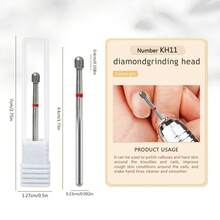 美甲护理俄式钨钢磨头，指甲边缘口袋式去除工具套装 - 彩色 - 查看 10