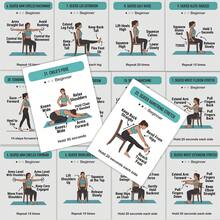 Beginner Friendly Workout Cards - Easy To Follow Exercise Cards, Low Intensity Workouts | Fitness Flash Cards Suitable For Seniors And Inexperienced Users - 30 Pcs Beginner Easy Exercise Card - View 6