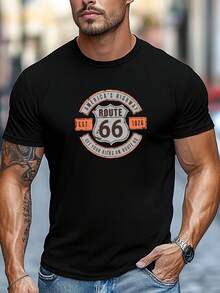 T-Shirts Hommes - Noir - Voir 1