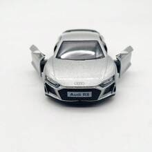 Burago 1:36 Scale Audi R8 Zinc Alloy Die-Cast Model Car, Creative Model Toy Decor, Suitable For Teens And Adults Collection, Can Be Used As Room Decoration Gift - Multicolor - View 2