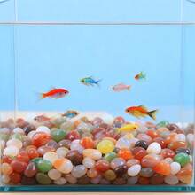 1-2cm Natural Nanjing Yuhua Stone Agate Pebbles, With Textured Landscape-Like Patterns, Suitable For Decorating Succulents, Fish Tanks, Flower Pots, Aquariums And More Scenes - C - View 7